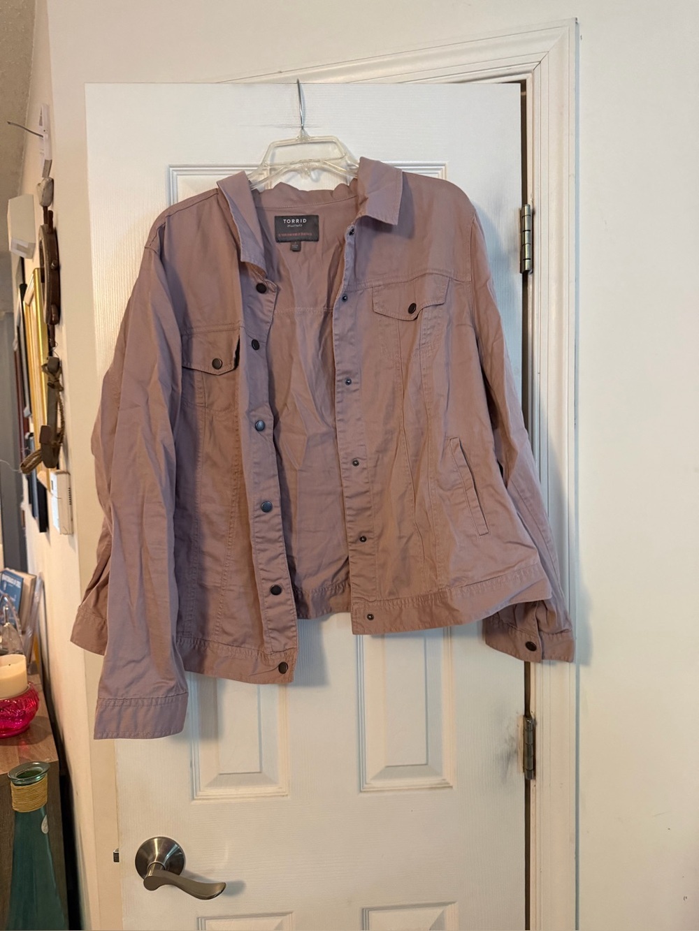 Torrid Dusty Mauve Shirt Jacket